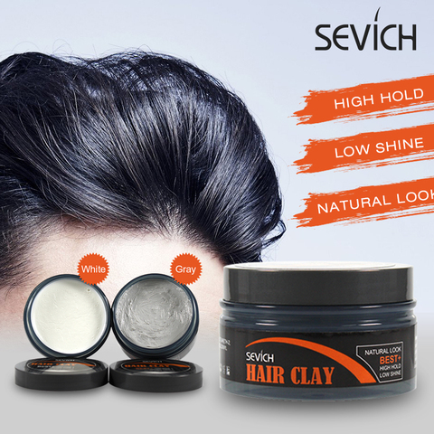 Sevich-Gel de arcilla para Estilismo de cabello para hombres, cera de peinado de uso diario, acabado mate, crema para estilizar el cabello, Control de bordes ► Foto 1/6