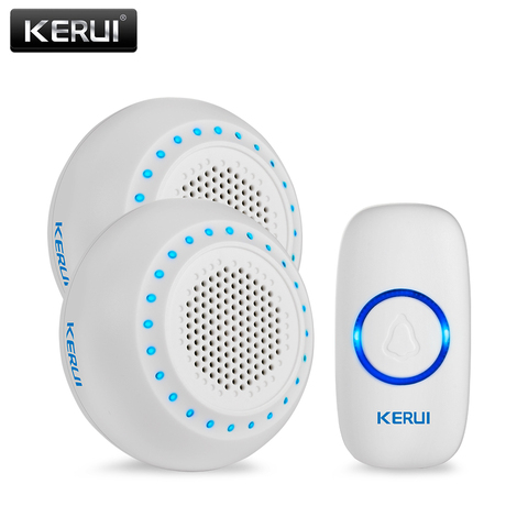 KERUI-timbre inalámbrico M523, con protección de seguridad, botón impermeable, luces de ambiente coloridas, función de memoria, timbre inteligente ► Foto 1/5