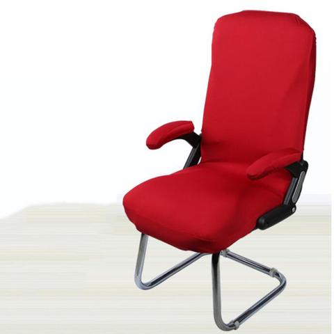 Nueva funda para sillón cubierta silla de oficina elástica de Spandex cubierta de asiento para silla de ordenador funda comedor cubierta silla de oficina caso ► Foto 1/6