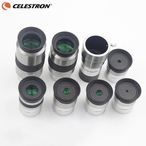 Celestron-Lente ocular HD Barlow OMNI recubierta de metal, telescopio monocular de astronomía 2x HD de 4 mm, 6 mm, 9 mm, 12 mm, 15 mm, 32mm y 40mm ► Foto 1/6