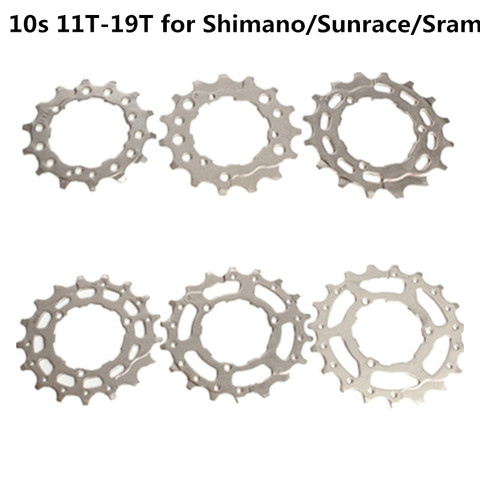 Cassette de alta calidad para bicicleta de montaña, piñón de flywheel Cog 10S 11T-19T, gama completa de Cogs de reparación de volante para SHIMANO SRAM Sunrace ► Foto 1/6