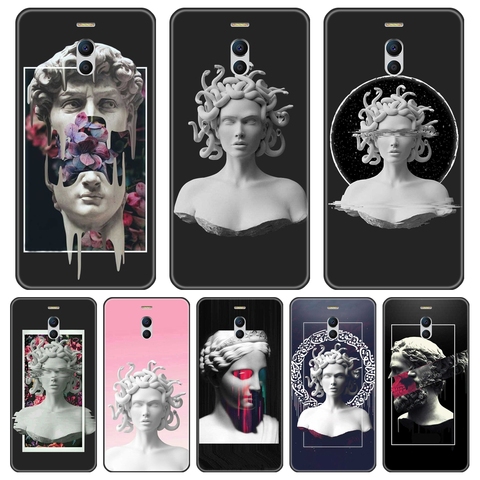Medusa arte estatua de David cubierta para Meizu M6 M6 S M6 T M5 M5 C M5 S M3 M3S M2 suave funda de silicona para teléfono para Meizu M2 M3 M5 M6 nota ► Foto 1/6