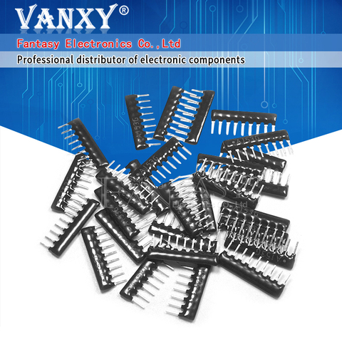 10 Uds exclusión DIP red conjunto de resistencias 9pin 100, 220, 330, 470, 510, 680 1K 1,2 K 1,5 K 2K 2,2 K 3,3 K 4,7 K 5,1 K 5,6 K, 10K, 100, K ohm ► Foto 1/6