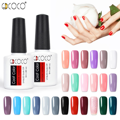 GDCOCO esmalte de uñas diseño de Arte de uñas de Gel de barniz de 8 ml de color neón brillante empapa gel polaco uñas de manicura de venta al por mayor ► Foto 1/6