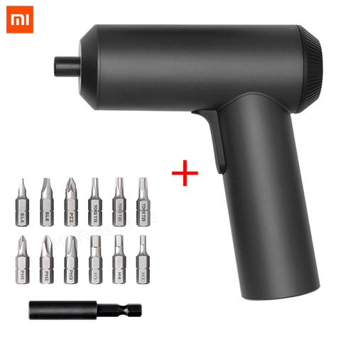 Destornillador eléctrico XIAOMI Mijia, inalámbrico, recargable, 3,6 V, 2000mAh, Li-ion, 5N.m, con 12 Uds., S2, brocas de tornillo para el hogar ► Foto 1/6