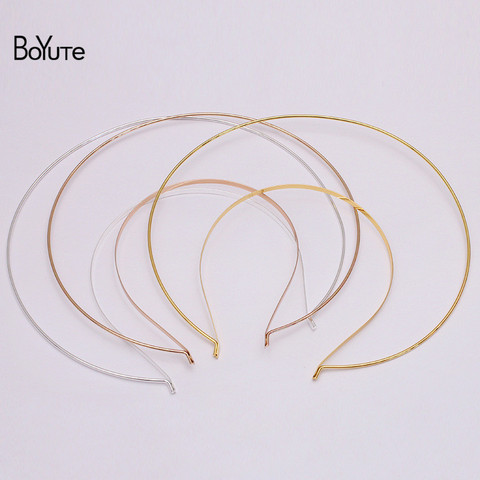 BoYuTe-Diadema de hierro y Metal para mujer, 10 unidades por lote, 210x210MM, Base para Tiara, fabricación de joyas hechas a mano ► Foto 1/5