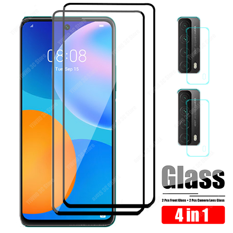 Vidrio protector para Huawei P Smart 2022, protectores de cámara de vidrio, película templada de pantalla frontal de seguridad para Huawei P Smart 2022 ► Foto 1/6