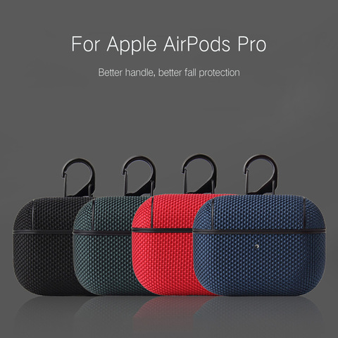 Fundas de nailon para Apple Airpods pro, protector de auriculares inalámbricos con Bluetooth, para Airpods pro 2 1 ► Foto 1/6