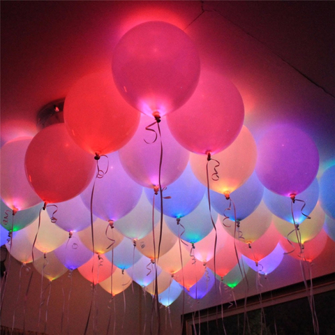 10 piezas Mini bombillas Unid LED lámparas LED globos luces para fiestas de cumpleaños decoraciones luz hogar jardín boda decoración, 8 ► Foto 1/6