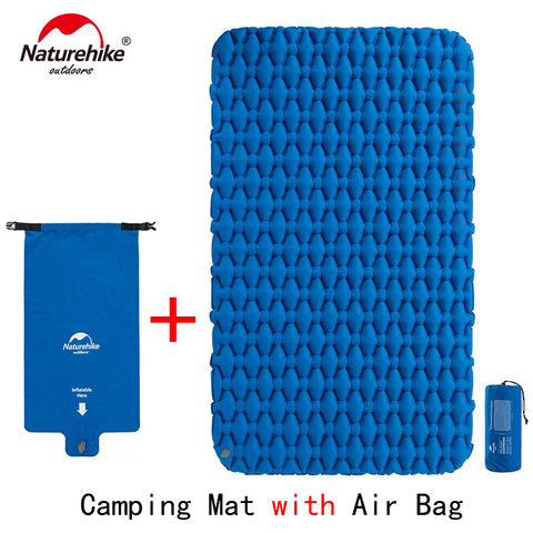 Naturehike-colchón de aire Inflable ultraligero para 2 personas, colchoneta portátil para acampar, para Picnic ► Foto 1/6