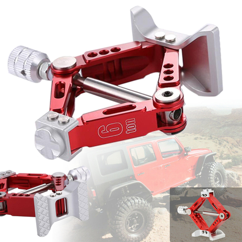 RCTOYFUN-elevador de tijera de tornillo de mano, soporte de gato ajustable, accesorio Universal para 1/10 1/8 RC4WD D90 SCX10, coche de juguete Rock Crawler RC ► Foto 1/6