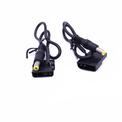 Envío gratis 2 piezas de PC 4PIN Molex, 5,5mm X 2,1mm Cable de alimentación de cc 12 V 2A RGB para la caja de Control LED ► Foto 1/5