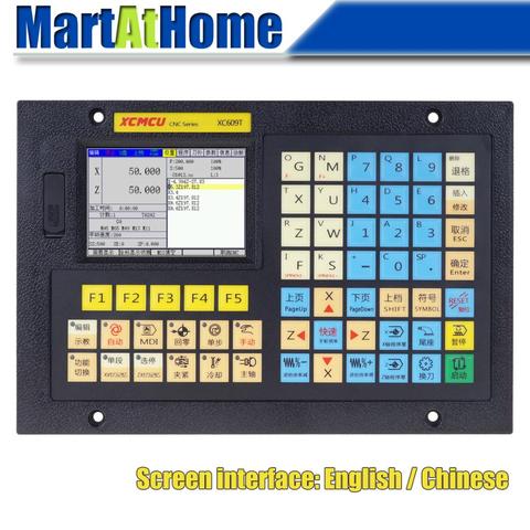 Sistema de Control de USB CNC XC609T de 2 ejes soporte de código G círculo exterior, Cara de extremo, ranura, cono, arco, rosca, roscado, perforación de Agujero profundo ► Foto 1/6