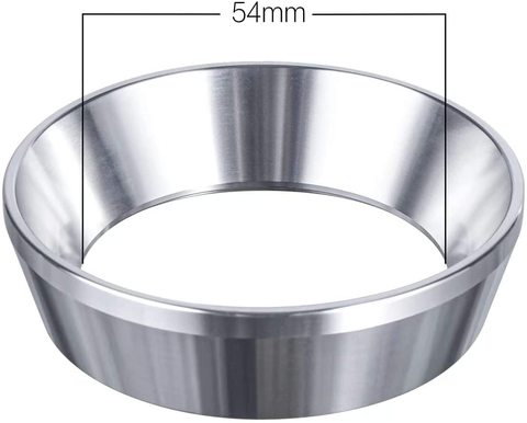 Embudo dosificador de café Espresso de acero inoxidable, anillo dosificador de 54/51/58mm, Compatible con portafiltro Breville de 54mm ► Foto 1/6