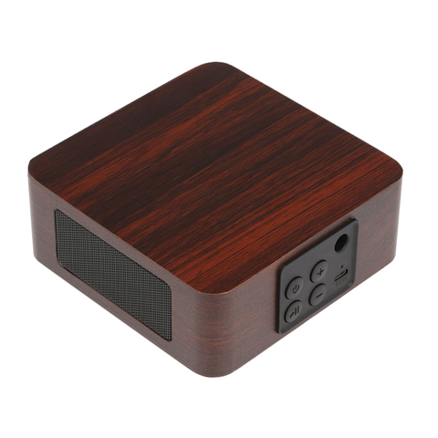 Inalámbrico de madera Altavoz Bluetooth Estéreo Portátil de juego de caja de resonancia 3D envolvente estéreo PC dual/TV con soporte TF tarjeta AUX Audio de 3,5mm USB ► Foto 1/6