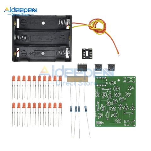 Kit de molino de viento de diseño electrónico, bricolaje divertido para practicar Velocidad Ajustable MCU para soldadura electrónica, 5V CC ► Foto 1/6