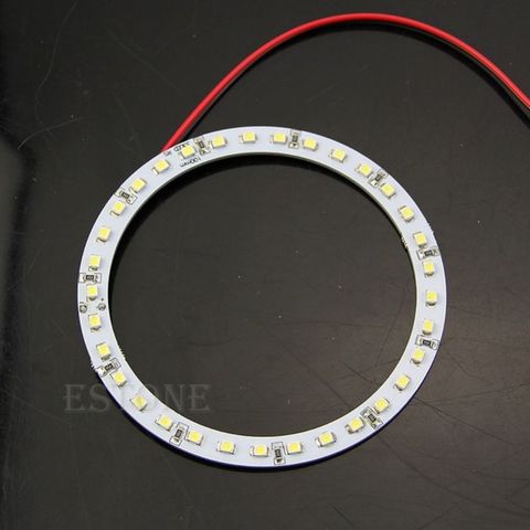 2 uds 100mm 33-SMD LED brillante blanco tipo Ojos de Ángel para coche lámpara de luz de anillo DC 12V ► Foto 1/4