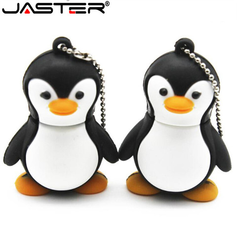 JASTER encantadora pingüino animal 4gb/8g/16gb/32GB/64GB de dibujos animados pendrive con memoria vengador usb flash drive envío gratis ► Foto 1/5