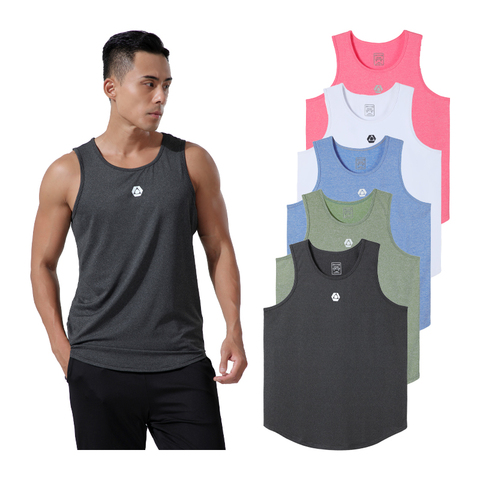 Camiseta deportiva para hombre, camiseta sin mangas para entrenamiento en gimnasio, quema grasa de Abdomen, para correr ► Foto 1/6