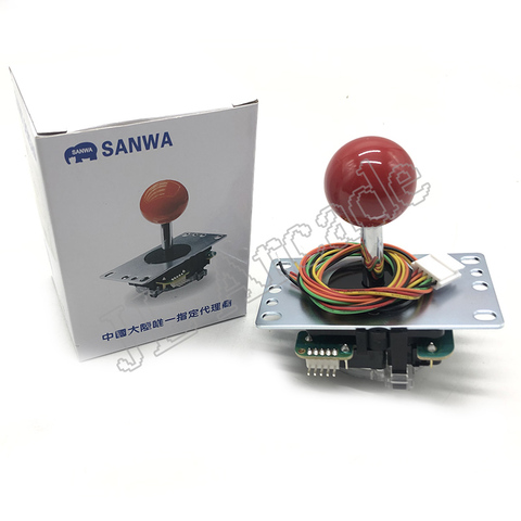 Sanwa-Mando Original japonés JLF-TP-8YT, balancín de lucha con bola superior y cable de 5 pines para juego de Jamma arcade ► Foto 1/6