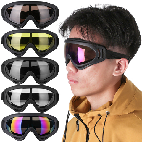 Gafas de esquí Unisex, lentes de invierno a prueba de viento, para esquí, a prueba de polvo, para deportes al aire libre, montura para ciclismo, 1 ud. ► Foto 1/6