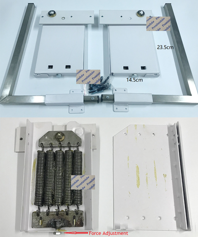 Premintehdw DIY Kit de Hardware de cama de pared de alta resistencia para montaje en pared Vertical y lateral plegable mecanismo de cama ► Foto 1/2