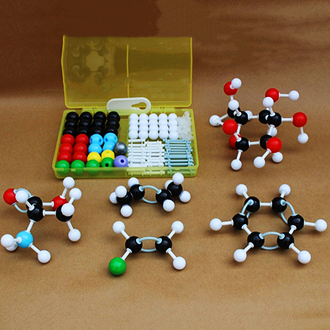 Juego de modelos moleculares de química de polímero orgánico para profesores y estudiantes de secundaria ► Foto 1/5