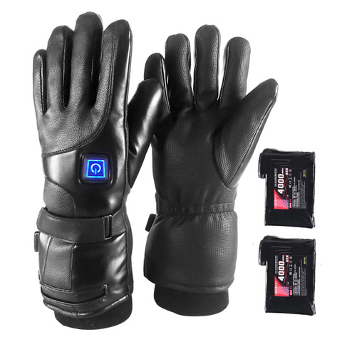 Guantes Térmicos eléctricos con batería para deportes de invierno, Guantes Térmicos para deporte de escalada, ciclismo ► Foto 1/6