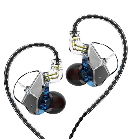 TRN ST1 1BA + 1DD HiFi híbrido in-Ear auricular IEM con carcasa de acrílico de magnesio, Cable desmontable de 2 pines para músico audiófilo ► Foto 1/6