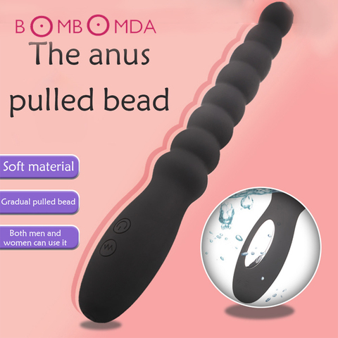 Vibrador Anal de 10 velocidades para hombres y mujeres, Juguetes sexuales de masaje de próstata con Motor Dual, estimulador Anal de tapón con carga USB ► Foto 1/6