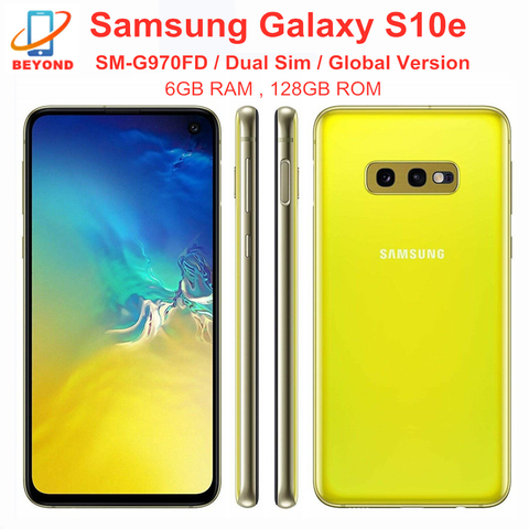 Samsung Galaxy S10e Duos G970FD Dual Sim versión Global Exynos 6GB de RAM 128GB ROM Octa Core 5,8 'NFC Original desbloqueado teléfono celular ► Foto 1/6