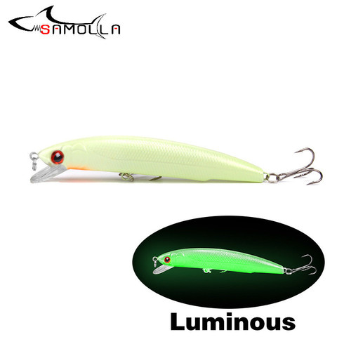 Minnow-señuelo de pesca Mino, cebo de pesca con pesas de 17g/12cm, Pesca de lubina, cebo duro de Pesca, Señuelos de agua salada, Isca Artificial ► Foto 1/4