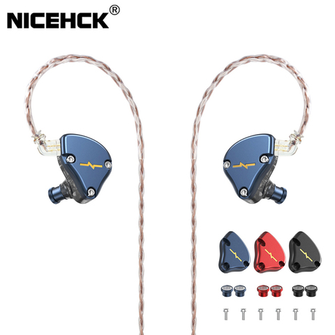 NiceHCK-auriculares HIFI NX7 MK3 IEM, 7 unidades, actualizado, 4BA + Dual CNT Dynamic + piezoeléctrico híbrido reemplazable ► Foto 1/6