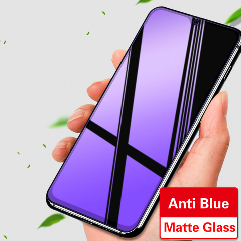 Para Redmi Note 8 Note7 vidrio templado mate 2.5D Anti azul para Xiaomi Redmi Note8 Pro Note 7 Redmi 7 completo protector de pantalla ► Foto 1/6