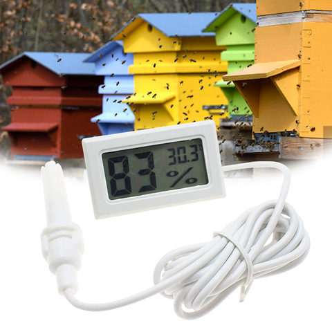 Higrómetro Digital de colmena con Sensor, termómetro, herramienta de colmena de abejas, equipo de colmena Langstroth Dadant ► Foto 1/6