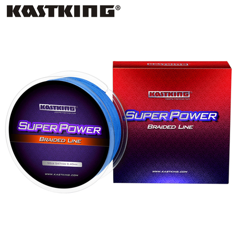 KastKing SuperPower 500/1000m 4 hilos 10LB-80LB PE trenzado línea de pesca multifilamento fuerte carpa pesca agua salada ► Foto 1/6