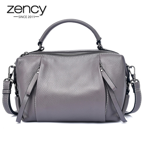 Zency 2022 nuevo modelo de moda de alta calidad bolso de las mujeres 100% genuino bandolera de cuero clásico bandolera de mujer ► Foto 1/6