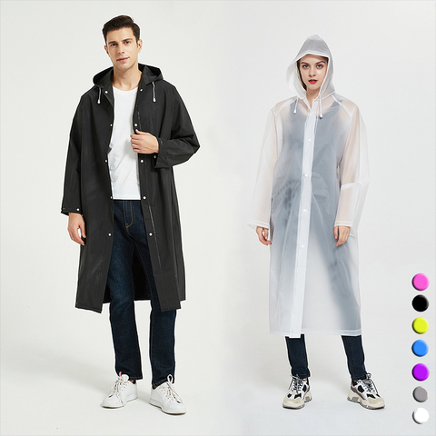 Chubasquero para mujer, Impermeable para hombre, Impermeable para mujer, chaqueta para lluvia, Capa de chuva, chubasquero, Poncho, Impermeable, traje para lluvia ► Foto 1/6