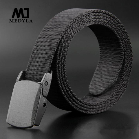 Medyla cinturones de nailon de buena calidad para hombre cinturón Casual estilo masculino correas tácticas Ceinture Homme Dropshipping ► Foto 1/6