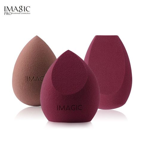 IMAGIC maquillaje mezclador de agua suave esponja Puff profesional esponja para maquillar para crema correctora de base de maquillaje 3 Pack ► Foto 1/6