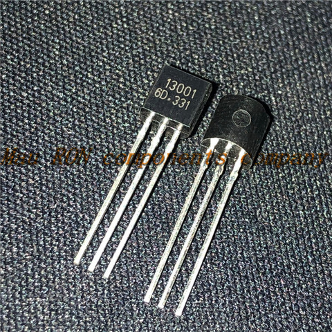 Transistor triodo nuevo original, 20 unids/lote, MJE13001, 13001 TO-92, E13001 ► Foto 1/2