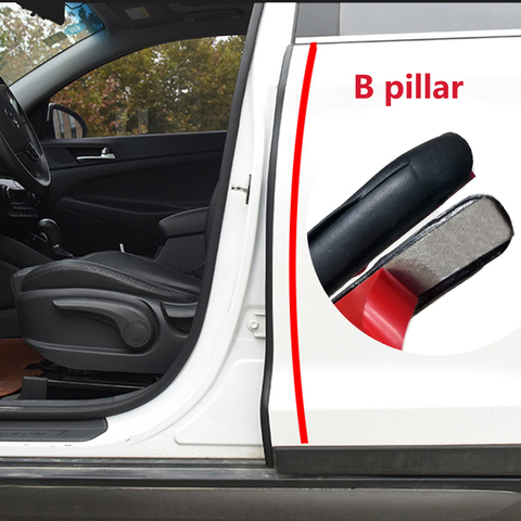 Tiras de sellado de coche Pilar B de 80cm/unids, sellos de goma para puerta automática, accesorios de tira de sellado, burlete de puerta de coche ► Foto 1/6