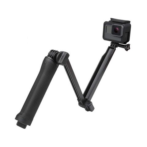 Soporte de trípode monopié impermeable de 3 vías para GoPro Hero 7 6 5 4 sesión para Yi 4K Sjcam Eken para Go Pro accesorio ► Foto 1/6