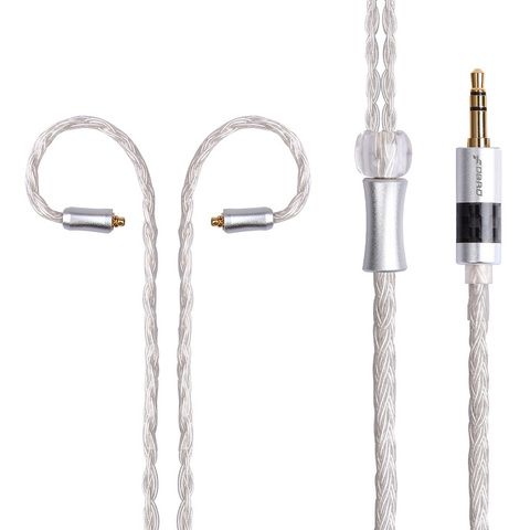 FDBRO-auriculares con Cable de 2,5/3,5/4,4mm con MMCX IE80 IM de 2 pines, 16 núcleos, chapado en plata, Cable de 0,78mm, A2DC ► Foto 1/6