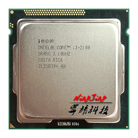 Procesador Intel Core i3-2100 i3 2100 3,1 GHz Dual-Core CPU 3M 65W LGA 1155 ► Foto 1/1