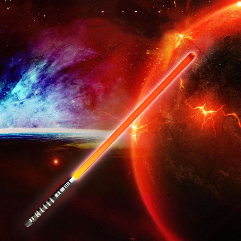 Riiai 16 Color Sable de Luz USB Recarga Jedi Sith Luke La Fuerza de Luz Sable de Luz de Sonido Mango de Metal Espada Luminosa Carga USB Juguetes Niños Regalo 