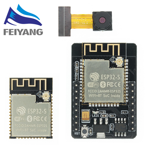 ESP32-CAM WiFi módulo ESP32 serial a WiFi ESP32 CAM Placa de desarrollo 5V Bluetooth con módulo de cámara OV2640 ► Foto 1/6