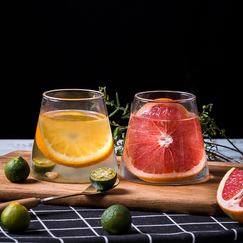 YOMDID-taza de agua con forma de montaña creativa, vaso de cristal japonés, para zumo, té, vino, café, taza tazón para beber whisky, canecas de cristal ► Foto 1/6