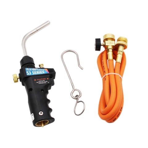 Para Mapp Gas Brazing antorcha Trigger-Start Torch auto ignición Trigger 1,5 M manguera para todo tipo de soldadura ► Foto 1/6