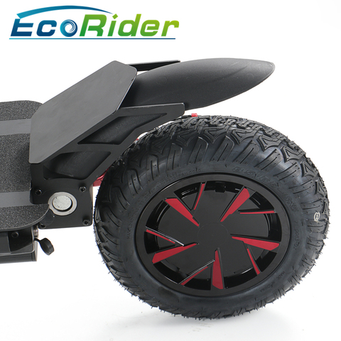 Ecorider-guardabarros de soporte de metal para patinete eléctrico todoterreno, E4-9, protección para guardabarros, no incluye motor ► Foto 1/5